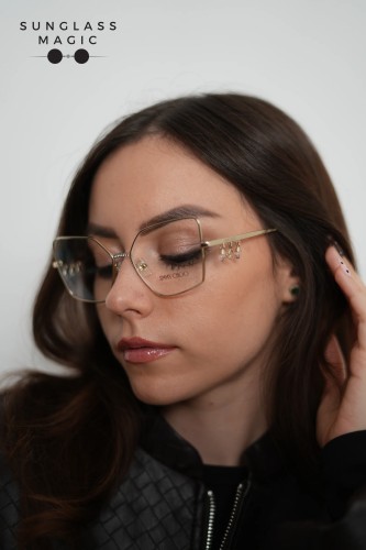 Jimmy Choo JC2005B - ​3006 - ​55 Montature ottiche Gold Cat Eye