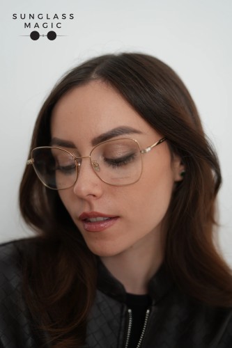 Jimmy Choo JC286/G - J5G - 55 Montature ottiche Gold Cat Eye