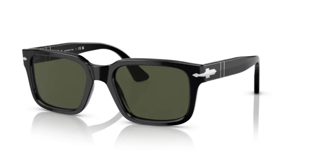 Persol PO3272S - 95/31 - 55 Occhiali da sole Black Rectangle