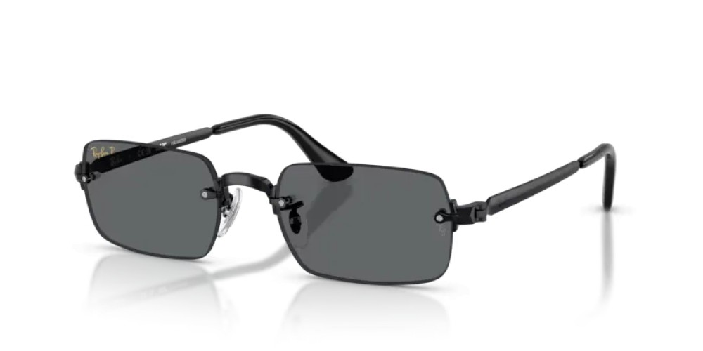 Ray-Ban RB3928 - 002/81 - 54 - CON LENTI POLARIZZATE Occhiali da sole Black Rectangle