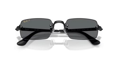 Ray-Ban RB3928 - 002/81 - 54 - CON LENTI POLARIZZATE Occhiali da sole Black Rectangle