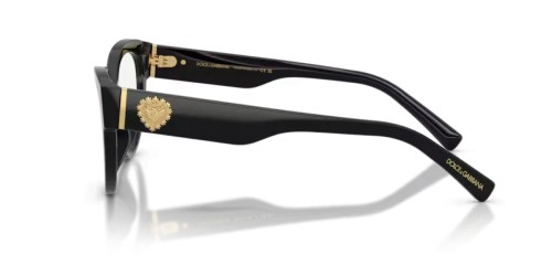 DOLCE & GABBANA DG3440 - 501 - 54 Montature ottiche Black Cat Eye