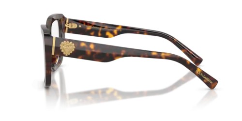 DOLCE & GABBANA DG3441 - 502 - 53 Montature ottiche Havanna Square