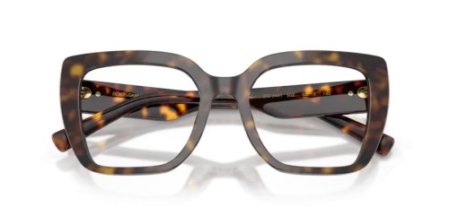 DOLCE & GABBANA DG3441 - 502 - 53 Montature ottiche Havanna Square