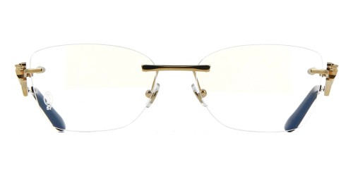 Cartier CT0120O - 001 - 57 Montature ottiche Gold Cat Eye