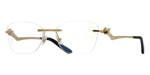 Cartier CT0120O - 001 - 57 Montature ottiche Gold Cat Eye