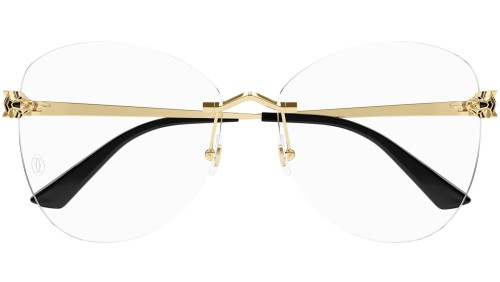 Cartier CT0418O - 001 - 58 Montature ottiche Gold Pillow (Rounded)