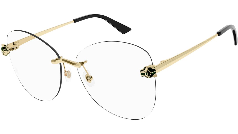 Cartier CT0418O - 001 - 58 Montature ottiche Gold Pillow (Rounded)