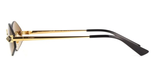 Cartier CT0433S - 002 - 55 Occhiali da sole Gold Cat Eye