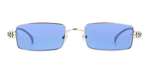 Cartier CT0473S - 004 - 54 Occhiali da sole Silver Square
