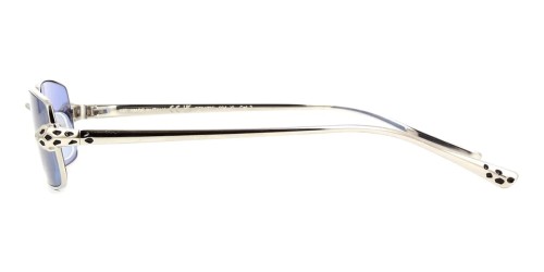 Cartier CT0473S - 004 - 54 Occhiali da sole Silver Square
