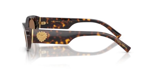 DOLCE & GABBANA DG4537 - 502/73 - 53 Occhiali da sole Havane Ovale