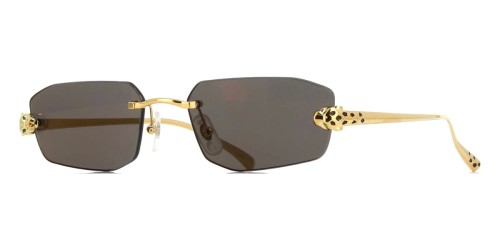 Cartier CT0474S - 001 - 56 Occhiali da sole Gold Square