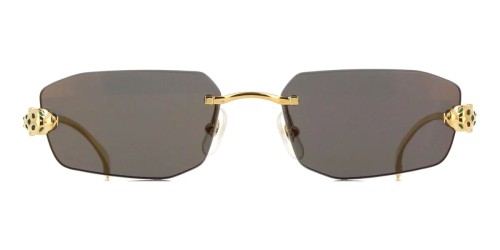 Cartier CT0474S - 001 - 56 Occhiali da sole Gold Square