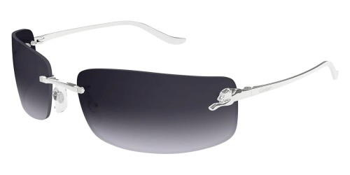 Cartier CT0503S - 002 - 71 Occhiali da sole Silver Square