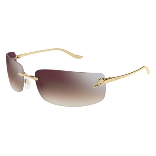Cartier CT0503S - 003 - 71 Occhiali da sole Gold Square