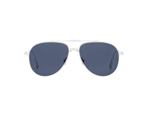 Dior DIOR90 A1U - F0B0 O - 57 - Pieghevole Occhiali da sole Silver Pilot (Aviator)
