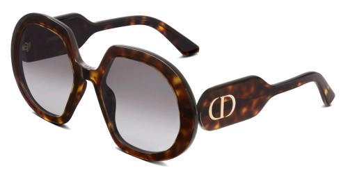 Dior DIORBOBBY R1U - 20A1 A - 56 Occhiali da sole Havana Pillow (Rounded)