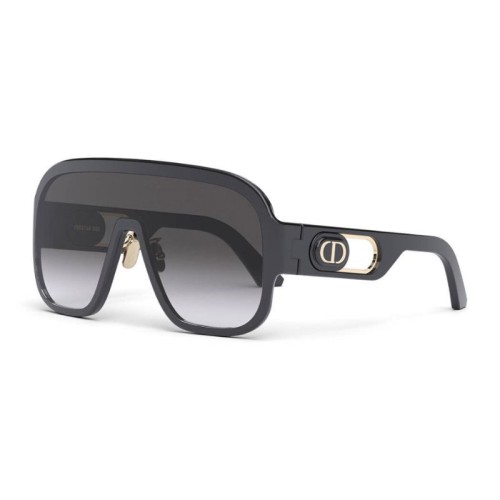 Dior DIORBOBBYSPORT M1U - 10A1 Occhiali da sole Black Flat Top