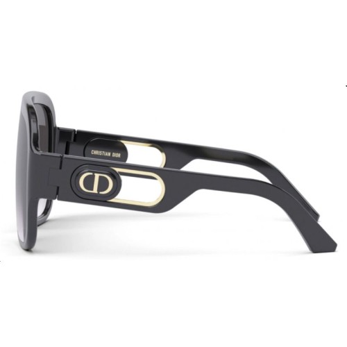 Dior DIORBOBBYSPORT M1U - 10A1 Occhiali da sole Black Flat Top