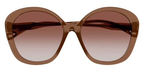 Chloé CH0081S - 002 - 55 Occhiali da sole Brown Round