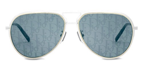 Dior DIORESSENTIAL A2U - F0I8 A - 60 Occhiali da sole Silver Pilot (Aviator)