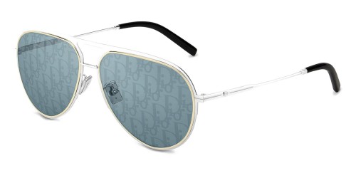 Dior DIORESSENTIAL A2U - F0I8 A - 60 Occhiali da sole Silver Pilot (Aviator)