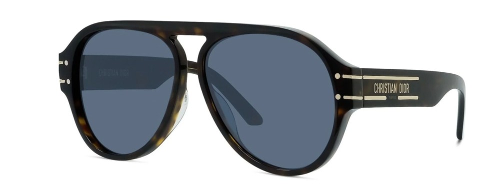 Dior DIORSIGNATURE A1U - 20B0 A - 58 Occhiali da sole Havana Pilot (Aviator)