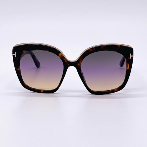 Tom Ford FT0944 CHANTALLE - 55B - 55 Occhiali da sole Havanna Pillow (Rounded)