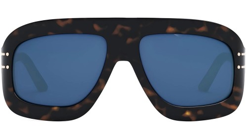 Dior DIORSIGNATURE M1U - 20B0 - 58 Occhiali da sole Havana Flat Top