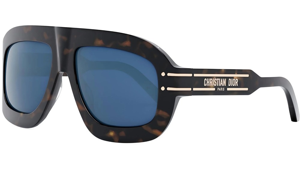 Dior DIORSIGNATURE M1U - 20B0 - 58 Occhiali da sole Havana Flat Top