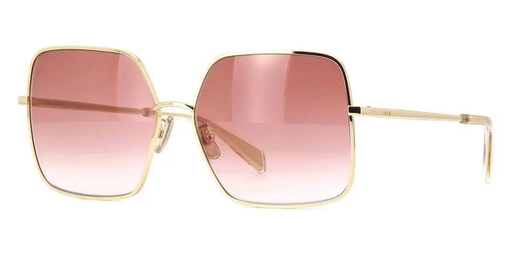 Celine CL40078U - 30T - 60 Occhiali da sole Gold Square
