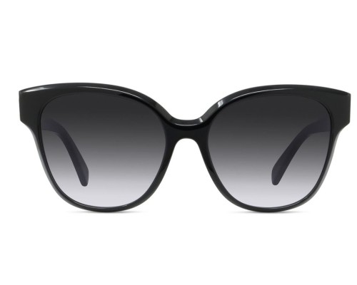 Celine CL40204F - 01W - 58 Occhiali da sole Black Pillow (Rounded)