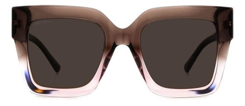 Jimmy Choo EDNA/S - 08M70 - 52 Occhiali da sole Brown, Pink Square