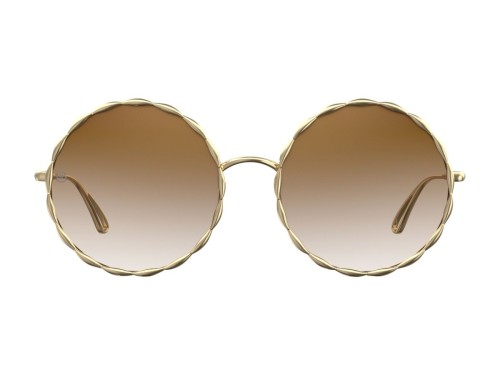Elie Saab ES004/S - PO5 VT - 56 Occhiali da sole Gold Round