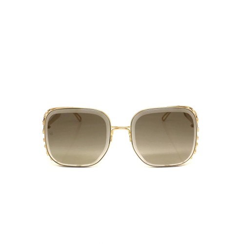Elie Saab ES005/S - 01Q VU - 57 Occhiali da sole Gold Square