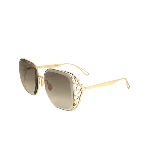 Elie Saab ES005/S - 01Q VU - 57 Occhiali da sole Gold Square