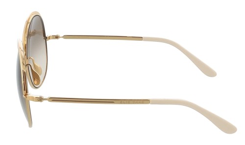 Elie Saab ES011/S - 01Q VU - 59 Occhiali da sole Gold Round