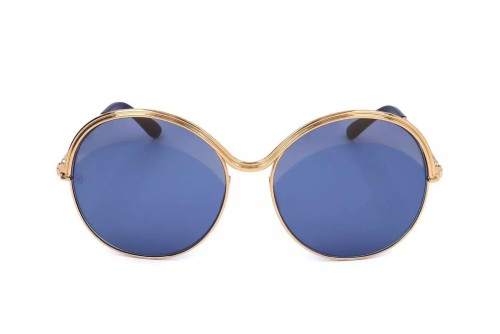 Elie Saab ES011/S - J5G 7Y - 59 Occhiali da sole Gold Round