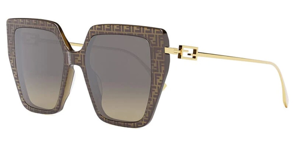 Fendi FE40012U - 50F - 55 Occhiali da sole Square