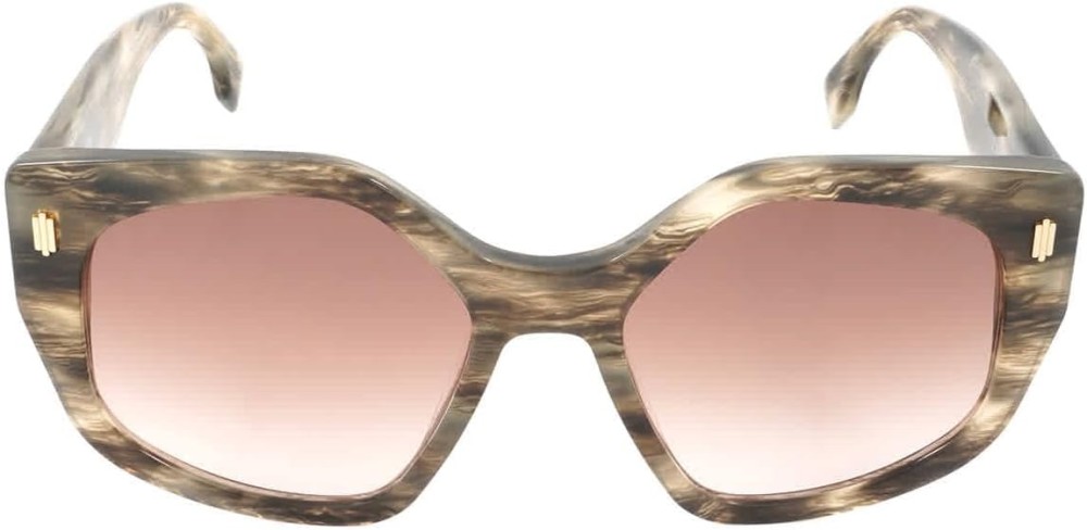 Fendi FE40017I - 63S - 55 Occhiali da sole Havana Square