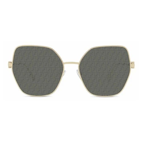 Fendi FE40033U - 10C - 59 Occhiali da sole Gold Butterfly