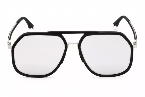 Fendi FE40041U - 02C - 55 Occhiali da sole Black Pilot (Aviator)