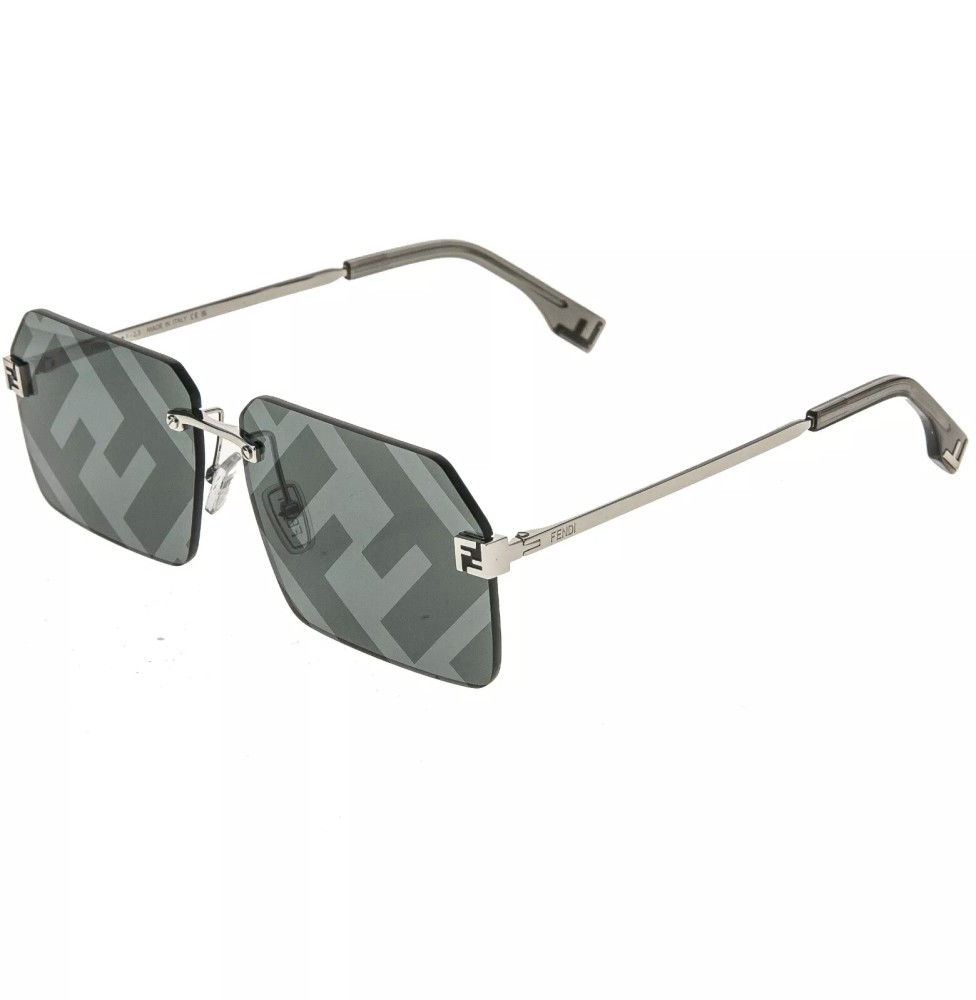 Fendi FE40043U - 16C - 59 Occhiali da sole Silver Square