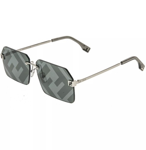 Fendi FE40043U - 16C - 59 Occhiali da sole Silver Square