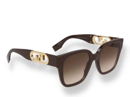 Fendi FE40063I - 50F - 54 Occhiali da sole Brown Square