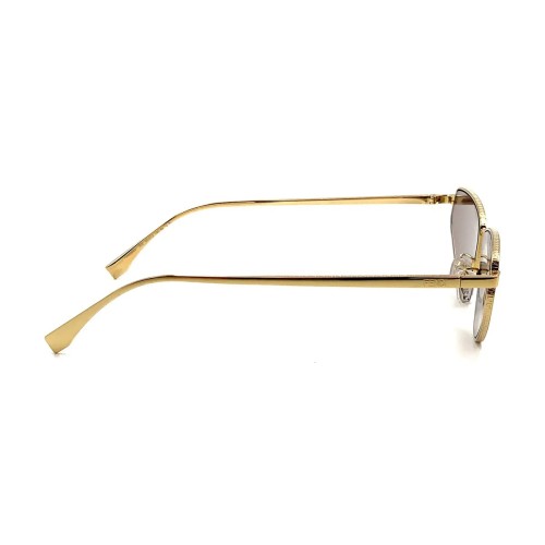 Fendi FE40068U - 30E - 60 Occhiali da sole Gold Cat Eye