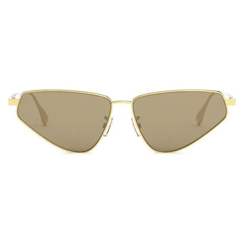 Fendi FE40068U - 30E - 60 Occhiali da sole Gold Cat Eye