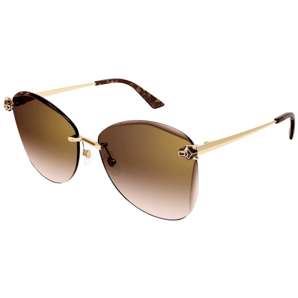 Cartier CT0398S - 002 - 62 Occhiali da sole Pillow (Rounded)