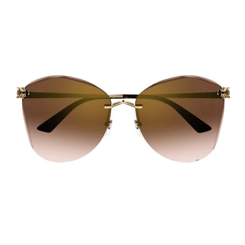 Cartier CT0398S - 002 - 62 Occhiali da sole Pillow (Rounded)